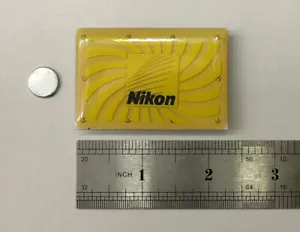 Cool Vintage Nikon Novelty Item Nikon Pin with Blue LED Lights - Picture 1 of 2