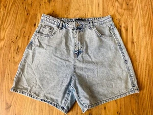 Plt baggy high waist denim shorts size 12 - Picture 1 of 3