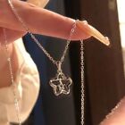 Hollow Out Star Pendant Necklaces Alloy Material Chokers Star Necklace