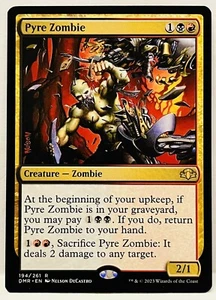 MTG-Pyre Zombie (#194) Dominaria Remastered-Regular-NM - Picture 1 of 2