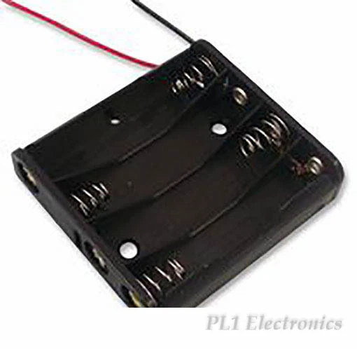 KEYSTONE   2482   BATTERY HOLDER, LEADED, 4 AAA - Image 1 of 1