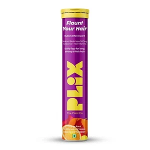 PLIX - Heavenly Hair With Natural Biotin|15 Effervescent Tablets, Orange Flavour - Bild 1 von 6