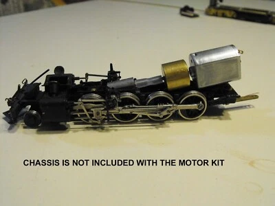 BRASS HO SCALE CAN MOTOR FLYWHEEL KIT FOR STEAM LOCOMOTIVES - Image 1 of 3