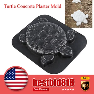 Turtle Concrete Plaster Mold Stepping Stone Cement Mould Garden Tortoise Mold - Picture 1 of 13