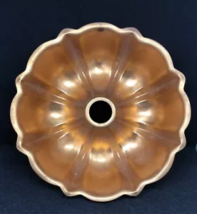 Vintage Kupfer Aluminium Bündel Kuchenform Geleeform Wandbehang Küche Dekor - Bild 1 von 7