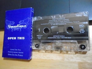 RARE PROMO Spread Eagle CASSETTE TAPE Open to Public 1992 sampler hair metal UFO - Picture 1 of 2