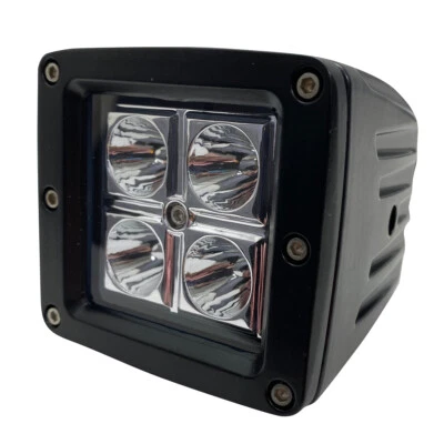 Luz de ponto cubo Race Sport RS-4L-3X316W 3x3in 16W 4-LED CREE com tampa opcional - Imagem 1 de 3