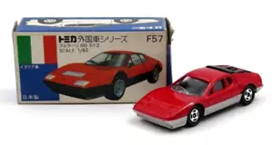 Tomica Ferrari BB 512 Red Car 2F Wheels Made In Japan Blue Box F57 Tomy Vintage - Bild 1 von 6