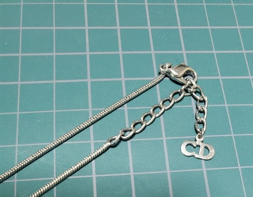 Collana Christian Dior logo D