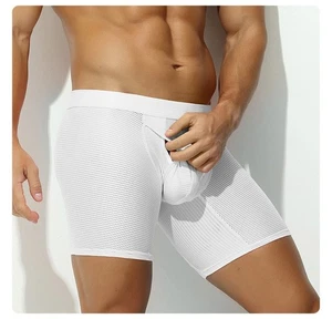 Herren Open Crotch Pouch Boxershorts Breathbale Anti Friction Komfort Unterwäsche - Bild 1 von 13