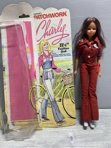Vintage 1976 Patchwork Charly 11.5" Fashion Doll Durham Esso Outfit Original - Picture 1 of 7
