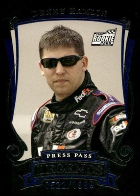 2006 Press Pass Legends Racing #B45 Denny Hamlin Blue Rookie Card #/1999 - Image 1 of 2