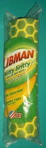 LIBMAN NITTY GRITTY ROLLER MOP REFILL SPONGE HEAD YELLOW & GREEN NEW CLEANS DIRT - Picture 1 of 9