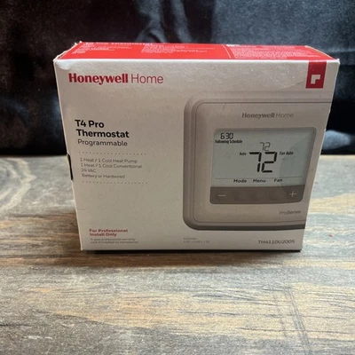 NEW Honeywell Home T4 Pro Thermostat Programmable TH411OU2005 Pro Series - Image 1 of 4