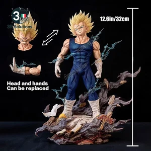 12.6In/32Cm Anime Dragon Ball Z Figura Majin Vegeta Figurine Action PVC Figure C - Imagen 1 de 14