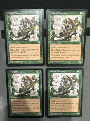 Stronghold  MTG  Playset  Wall of Blossoms  Magic - Image 1 of 2
