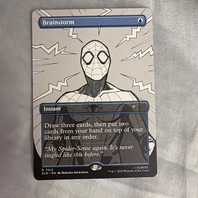 Spider-Man Sketch Brainstorm SLD 7013 chase card - Image 1 of 4