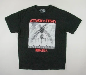 Attack on Titan Black T-Shirt Adult Size Medium - Picture 1 of 2