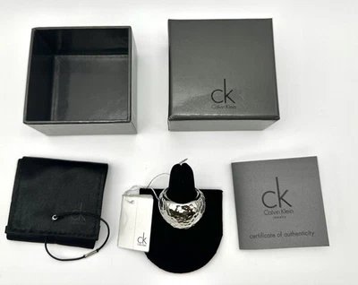 ANILLO AMANECER MUJER CALVIN KLEIN TALLA 6.5 NUEVO CON ETIQUETAS Y CAJA KJ68AR010107 Foto 1 de 4