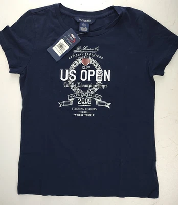 Ralph Lauren Tennis 2009 US Open T Shirt in Box Kid's (12-14) Large NWT - Image 1 of 4