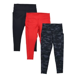 Ideology Women's Plus Size Compression High-Waist Leggings Gym Pants 1X 2X 3X - Picture 1 of 4