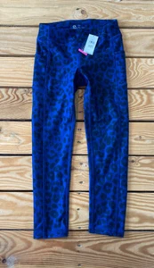 gap fit NWT girl’s Cheetah Patterned leggings size 5 blue C11 - Picture 1 of 9