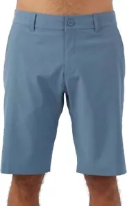 HANG TEN MEN'S HYBRID 4-WAY STRETCH SHORTS BLUE Size 34 NWT - Picture 1 of 1
