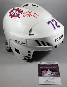 CASCO ARBER XHEKAJ FIRMADO TAMAÑO COMPLETO MONTREAL CANADIENSES FS AUTOGRAFIADO + CERTIFICADO DE AUTENTICIDAD JSA - Imagen 1 de 3