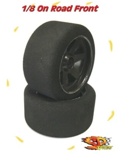 SP RACING - GOMME SPUGNA 1/8 PISTA ANTERIORI (2) - - Foto 1 di 1