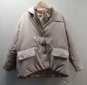 Missguided Dusty Pink Puffer Jacket Women's UK Size 12 Brand New With Tags - Picture 1 of 6