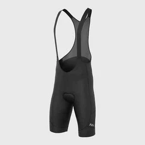 Mens Italian Fabric Cycling Bib Shorts Gel Padded Bicycle MTB Racing Fit Pants - Picture 1 of 13
