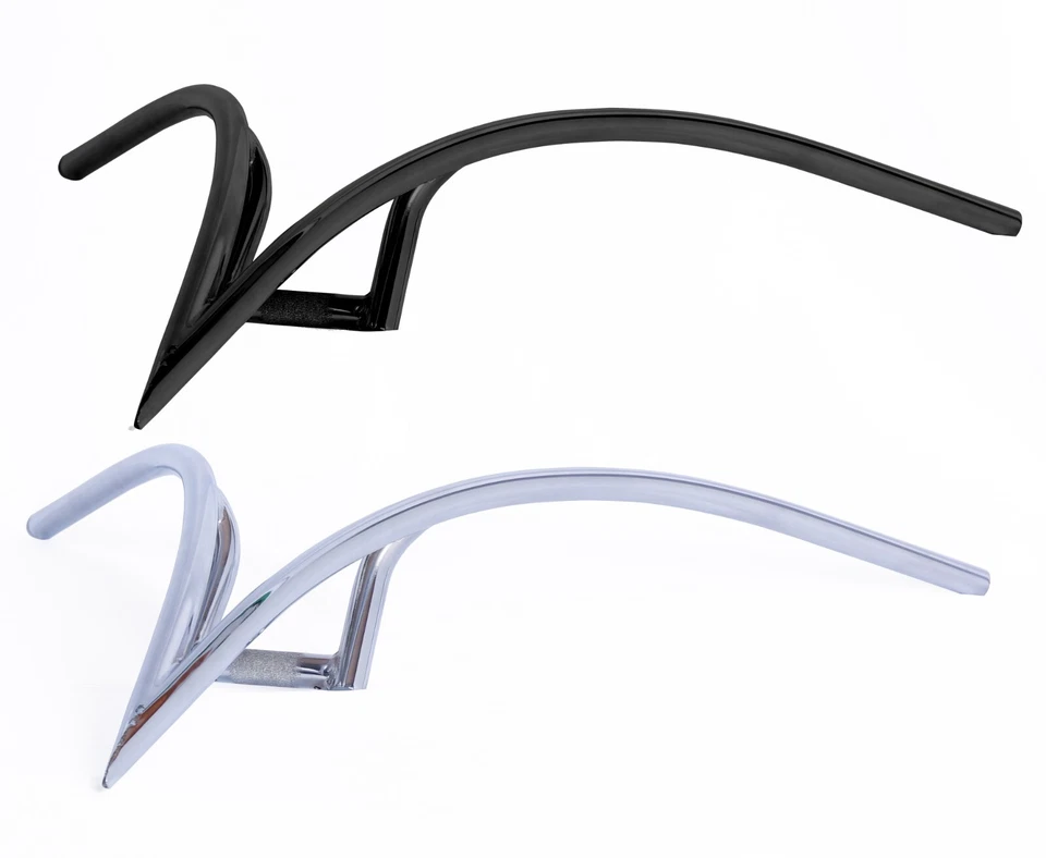 95mm V Shape Type Steel Handlebar Vintage Lowrider Chopper Style Replacement DIY - Image 1 of 4