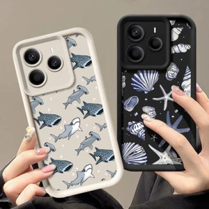 For Xiaomi 14T 13T Pro Poco F6 X6 Redmi Note 14 13 Pro SharkStarfish Case Cover - Picture 1 of 20