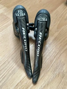 Campagnolo Record 10speed Carbon Shifters QS Ultra, Great Conditions - Picture 1 of 7