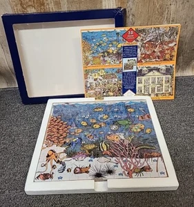 1992 Crystal Lines Paradox Puzzle by JB Smyth 3D Jigsaw Building Coral Reef 5221 - Picture 1 of 1