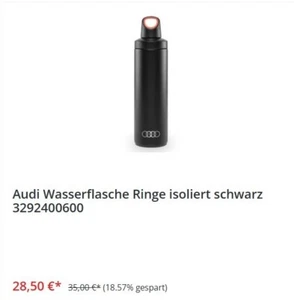 Audi Trinkflasche 3292400600 - Bild 1 von 2