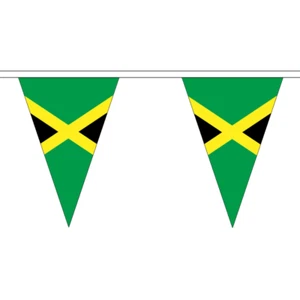 Jamaica Triangle Bunting 10m 27 Flags *SALE PRICE* - Picture 1 of 3