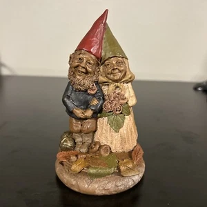 Vintage 1987 Tom Clark Bride and Groom Wedding Gnome Figurine - Picture 1 of 9