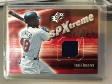 2005 SPx SPxtreme Stats Jersey #SS-HU Torii Hunter (Minnesota Twins) 11/130