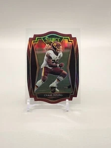 Chase Young 2020 Select #164 Rookie Premier Maroon Prizm Die Cut - Imagen 1 de 2