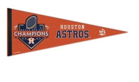 Houston Astros 2022 World Series Champions 12x30 Premium Pennant Cover