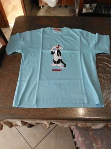 T-Shirt da uomo (USATA) Iceberg history con Gatto Silvestro - Taglia 46 - Foto 1 di 5