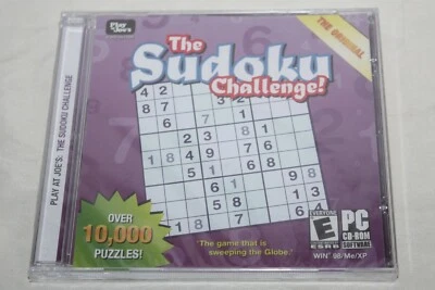 The Sudoku Challenge! Play at Joe's Windows 98 XP + more PC CD-ROM 10000 Puzzles - Image 1 of 2