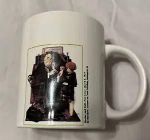 Sherwood Norman Rockwell Das Geschenk Arzt und Puppe Samstag Abend Kaffeebecher - Bild 1 von 5