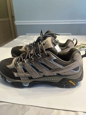 Merrell Moab 2 Ventilador Senderismo Zapatos Tenis Wm Talla 9 Cuero Malla Superior Foto 1 de 4