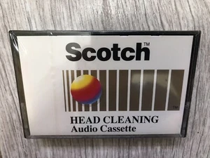 Limpiador de cabezales de cinta de audio SCOTCH cinta de limpieza tipo seco nuevo y sellado - Imagen 1 de 4