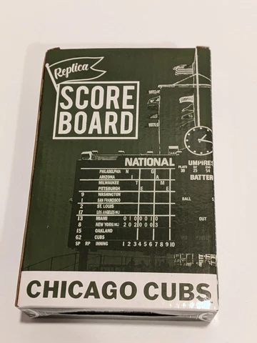 2021 Replica Wrigley Field Scoreboard  Season Tickets Chicago Cubs Never Opened Cover