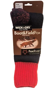 Fox River Boot & Field Wick N Calcetines Secos Hombres Mujeres Botas de Resistencia Invierno Cálidas - Imagen 1 de 6