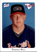 1996 Greenville Braves Best #21 Damian Moss Darlinghurst Australia Baseball Card
