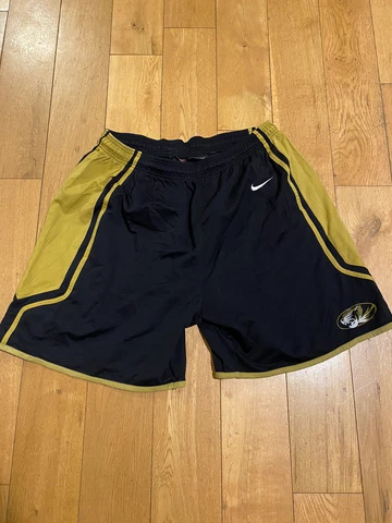 Missouri Tigers Nike Dri-Fit Athletic Shorts Men's Black/Gold Used Cover
